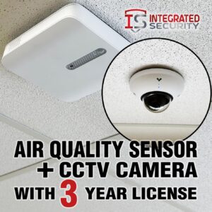 Air Quality Sensor and CCTV Camera with 3 Year License